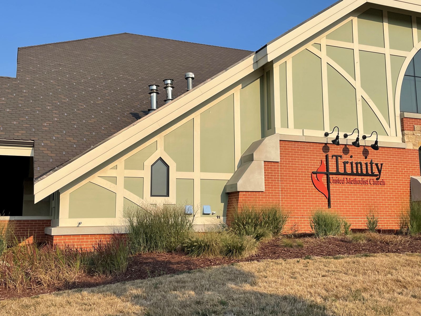 F-Wave REVIA synthetic shingle roof on a church near Peyton, Colorado