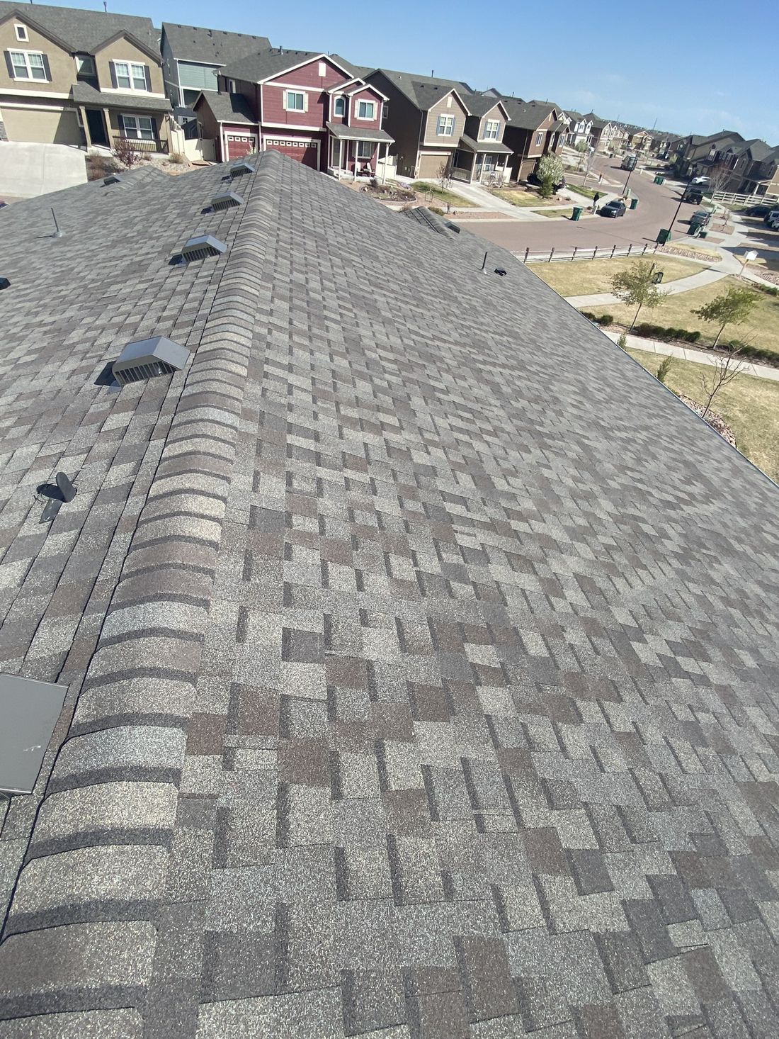 Fixins roofing work in Cimarron Hills